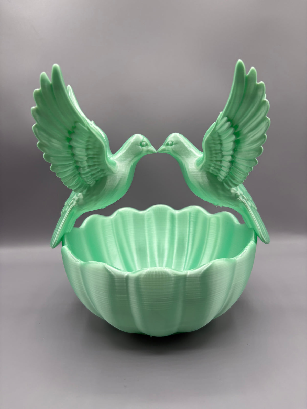 Love Birds Decorative Bowl & Bathroom Organizer