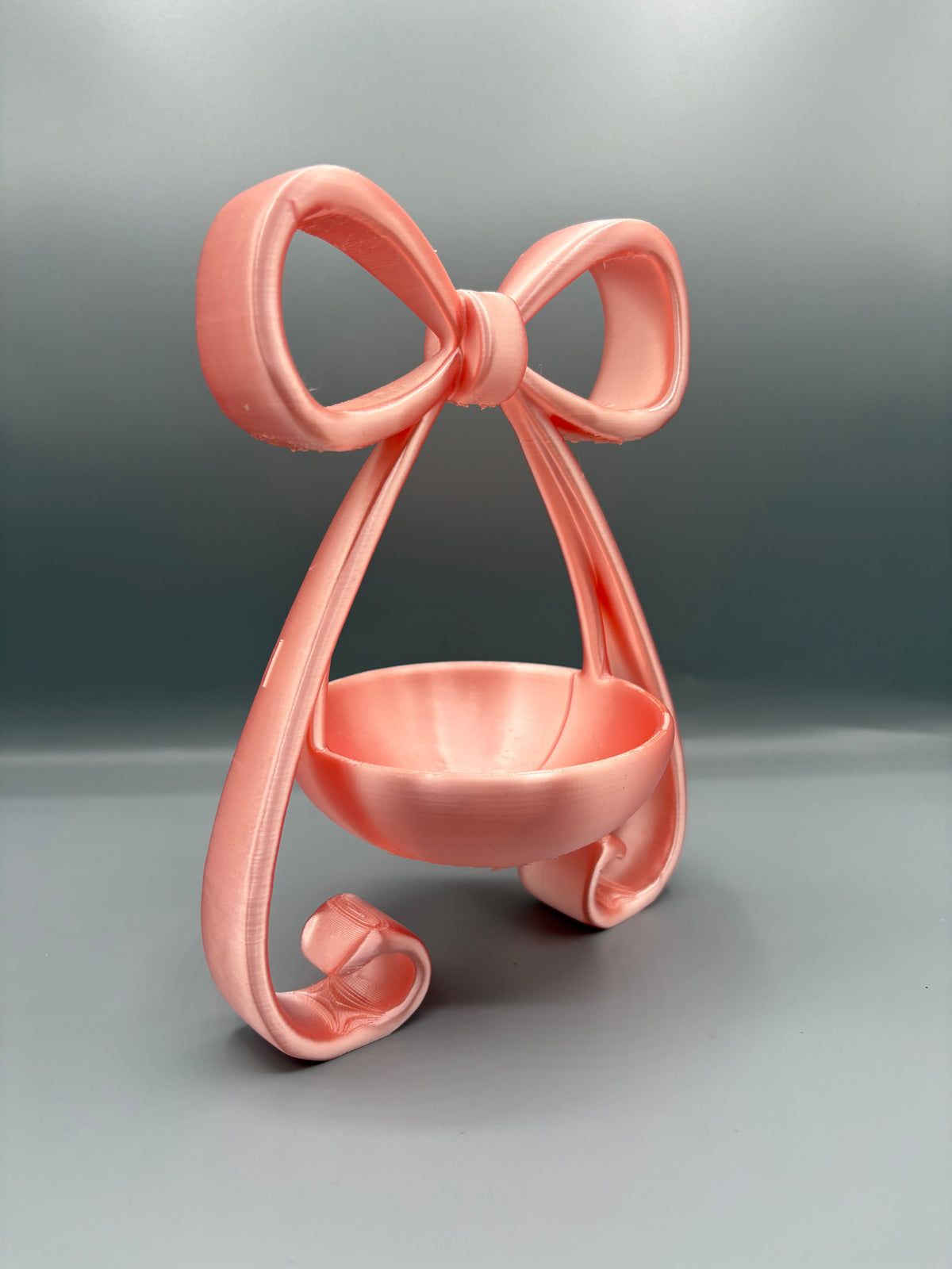 Luxury Coquette Bow Jewelry Dish Vanity Ring Hold