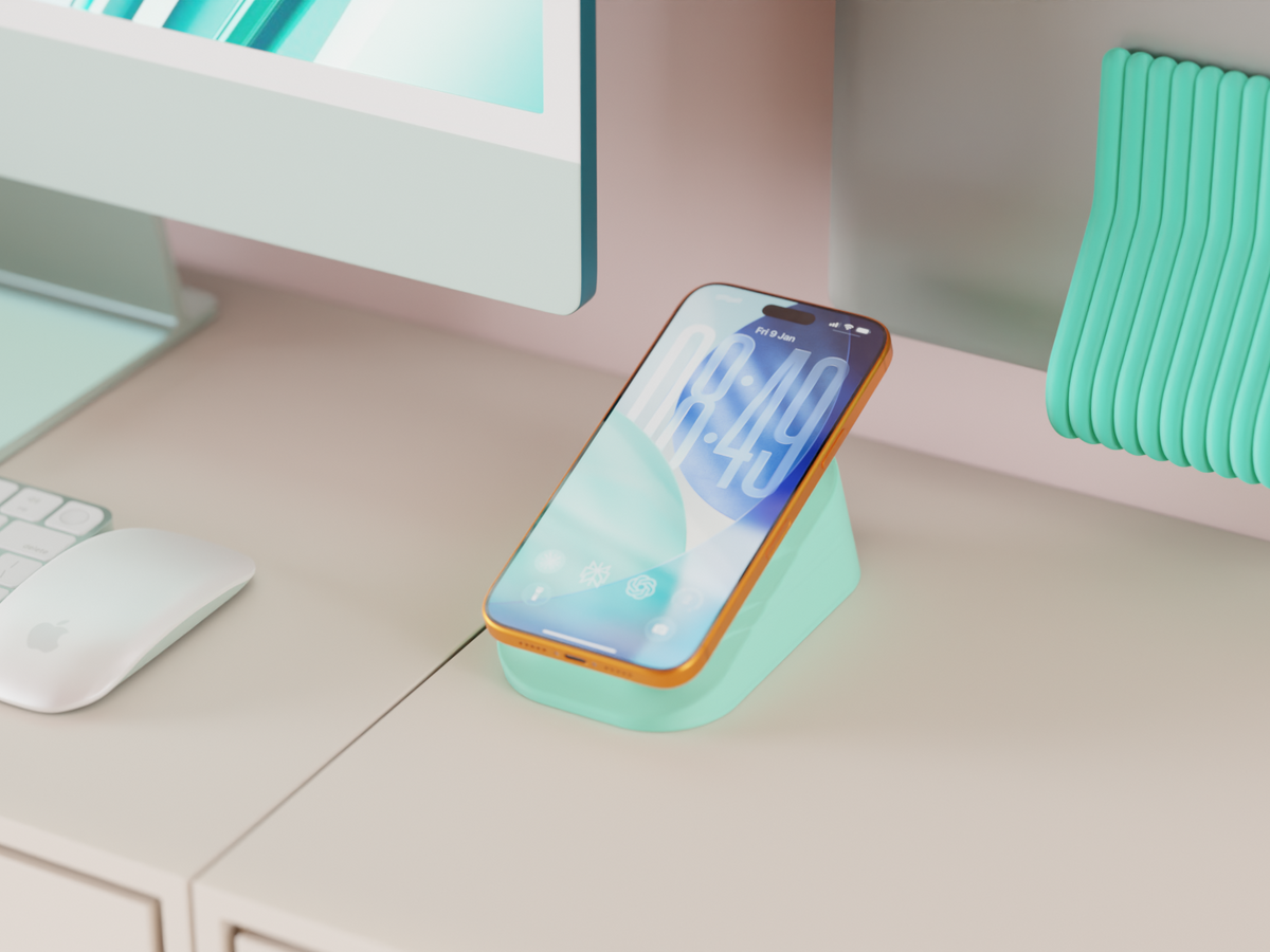 MagSafe-Compatible and Pixelsnap Mobile Phone Charging Stand