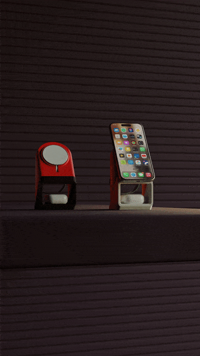MagSafe-Compatible Charger for Phone, Smartwatch, and AirPods