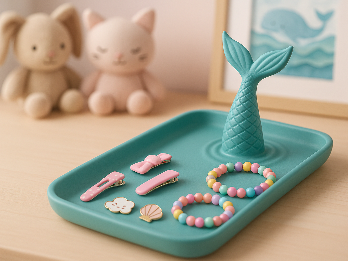 Mermaid Tail Ripple Jewelry & Catch-All Tray