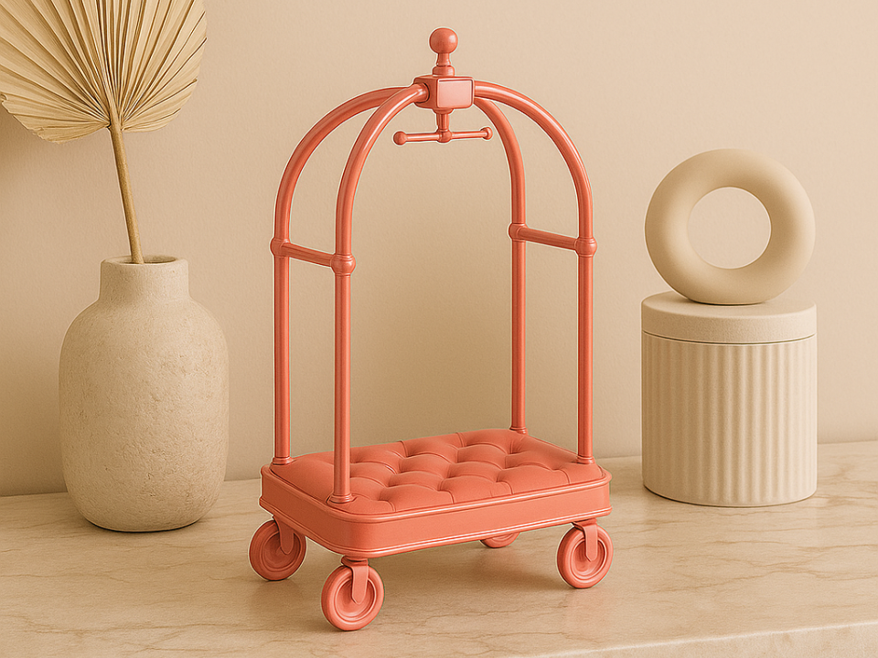 Mini Coquette Hotel Luggage Cart