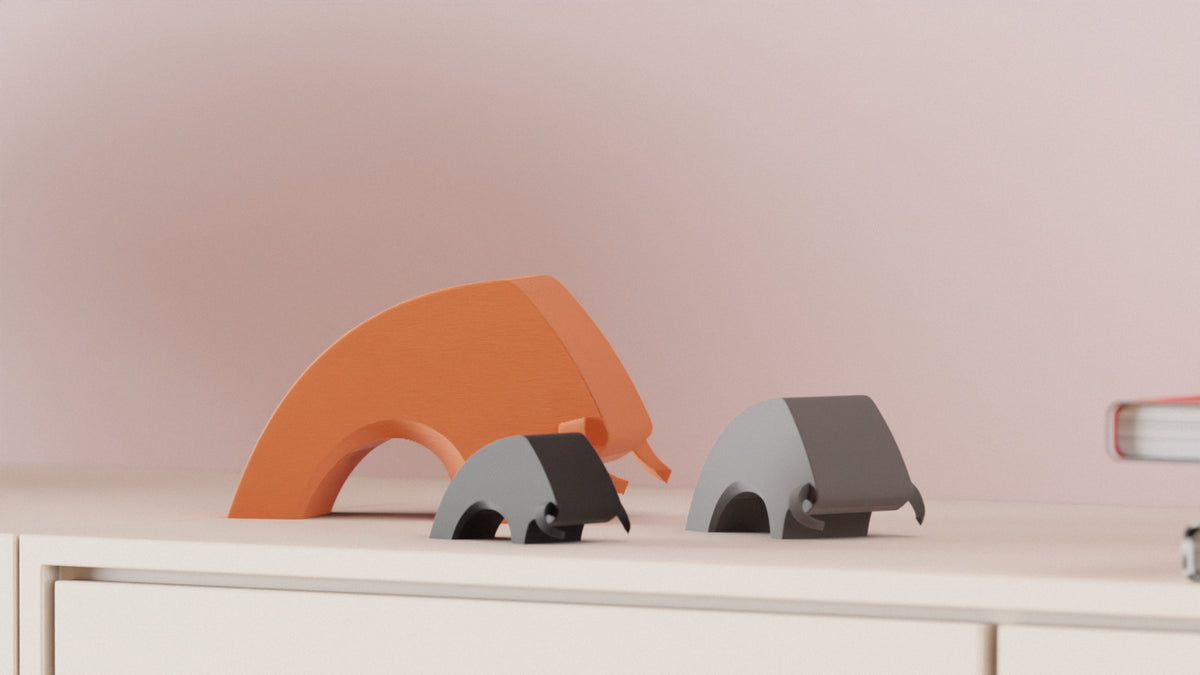 Minimalist Bull Figure