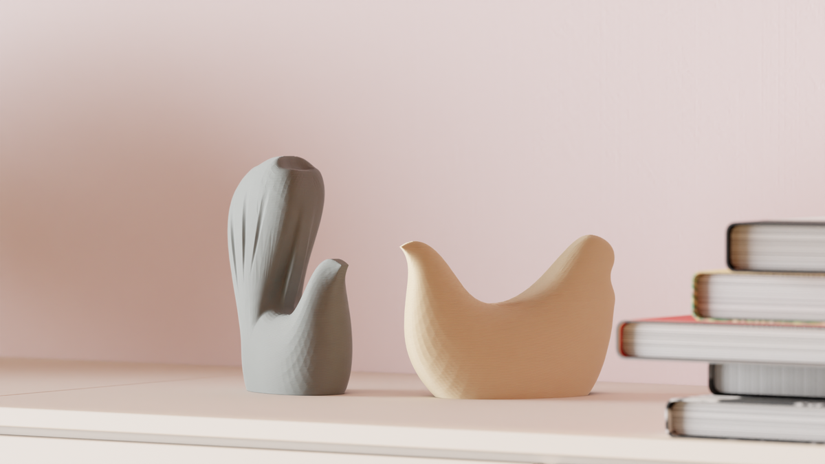 Minimalist Chicken Ornaments
