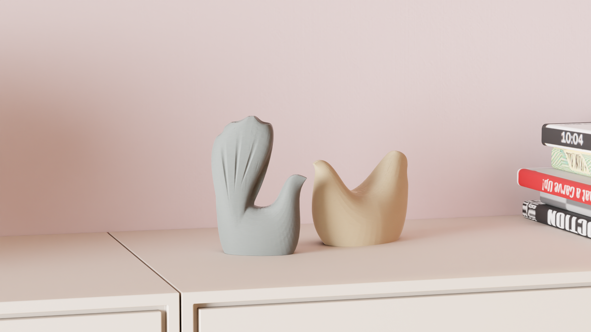 Minimalist Chicken Ornaments