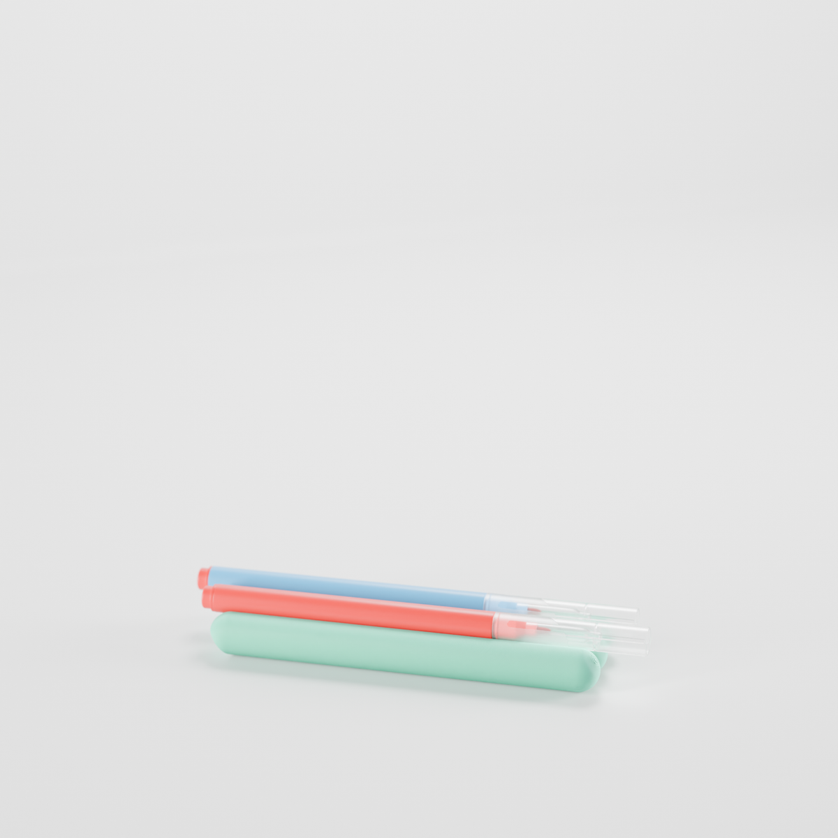 Minimalist Chunky Aesthetic Pen Tray for Desktop