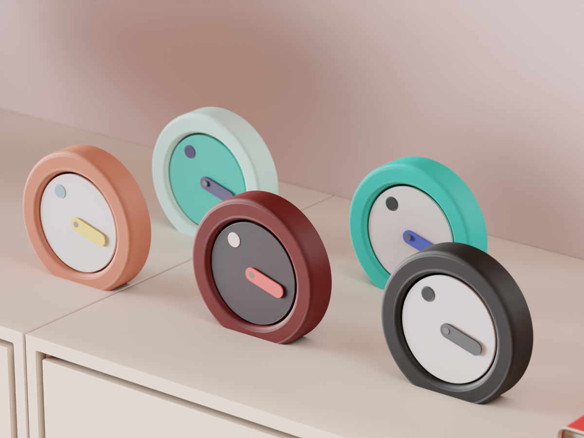 Minimalist Moving Face Desk Clock