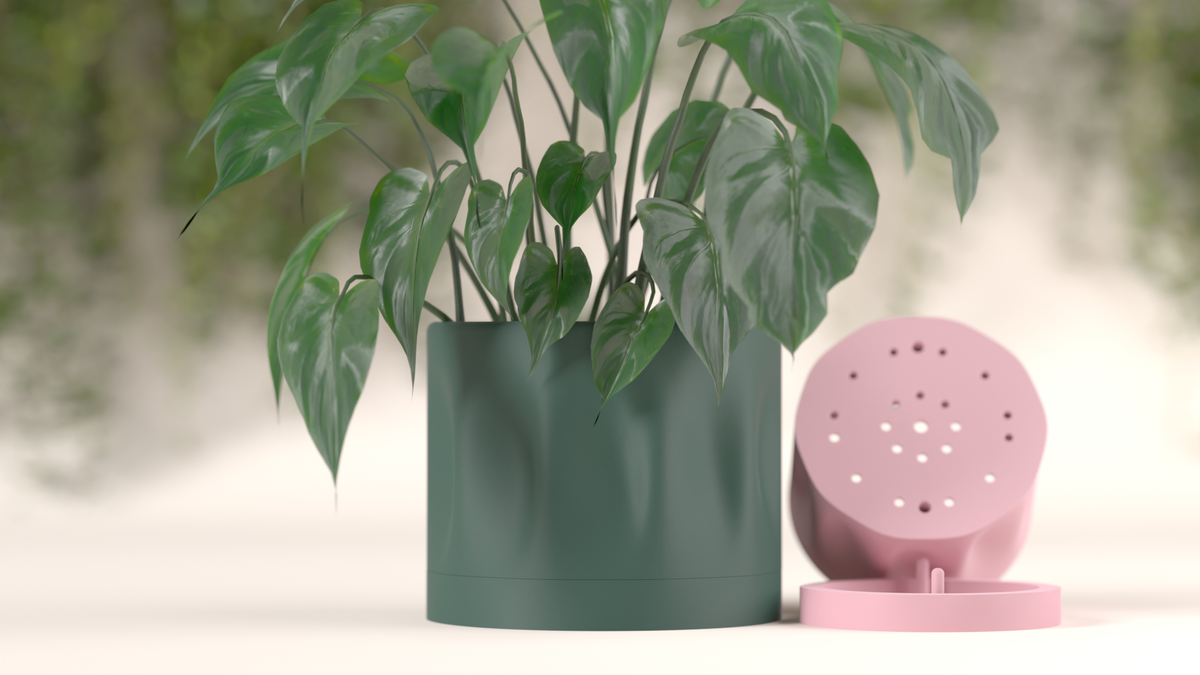 Minimalist Plant Pot with Drainage – Large size