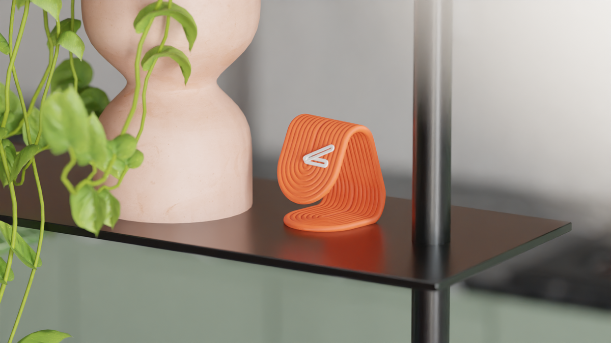 Minimalist Ribbon Loop Desk Clock