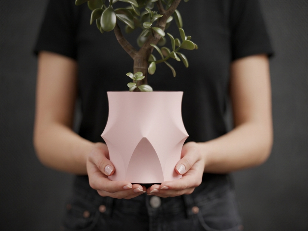 Modern Aesthetic Edged Planter – Large size