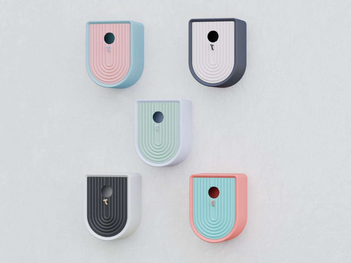 Modern Birdhouse for Small Nesting Birds