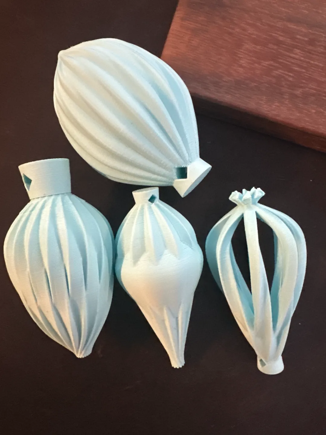 Modern Christmas Tree Decorations – Small size (70 mm tall)