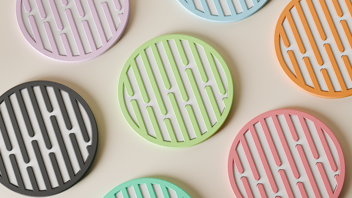 Modern Coaster Multi Colour Single Extruder Design