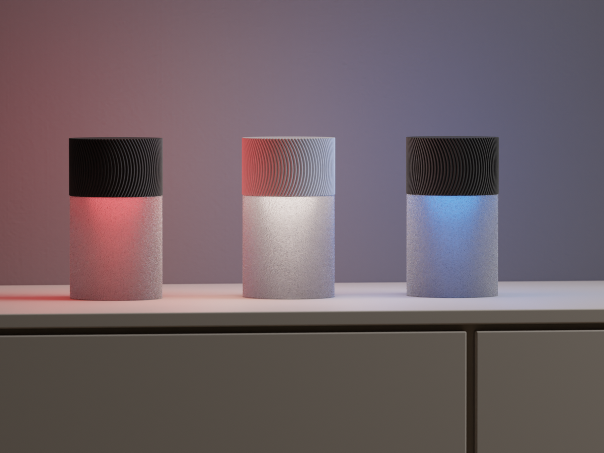 Modern Cylinder Wireless RGB Desk Lamp