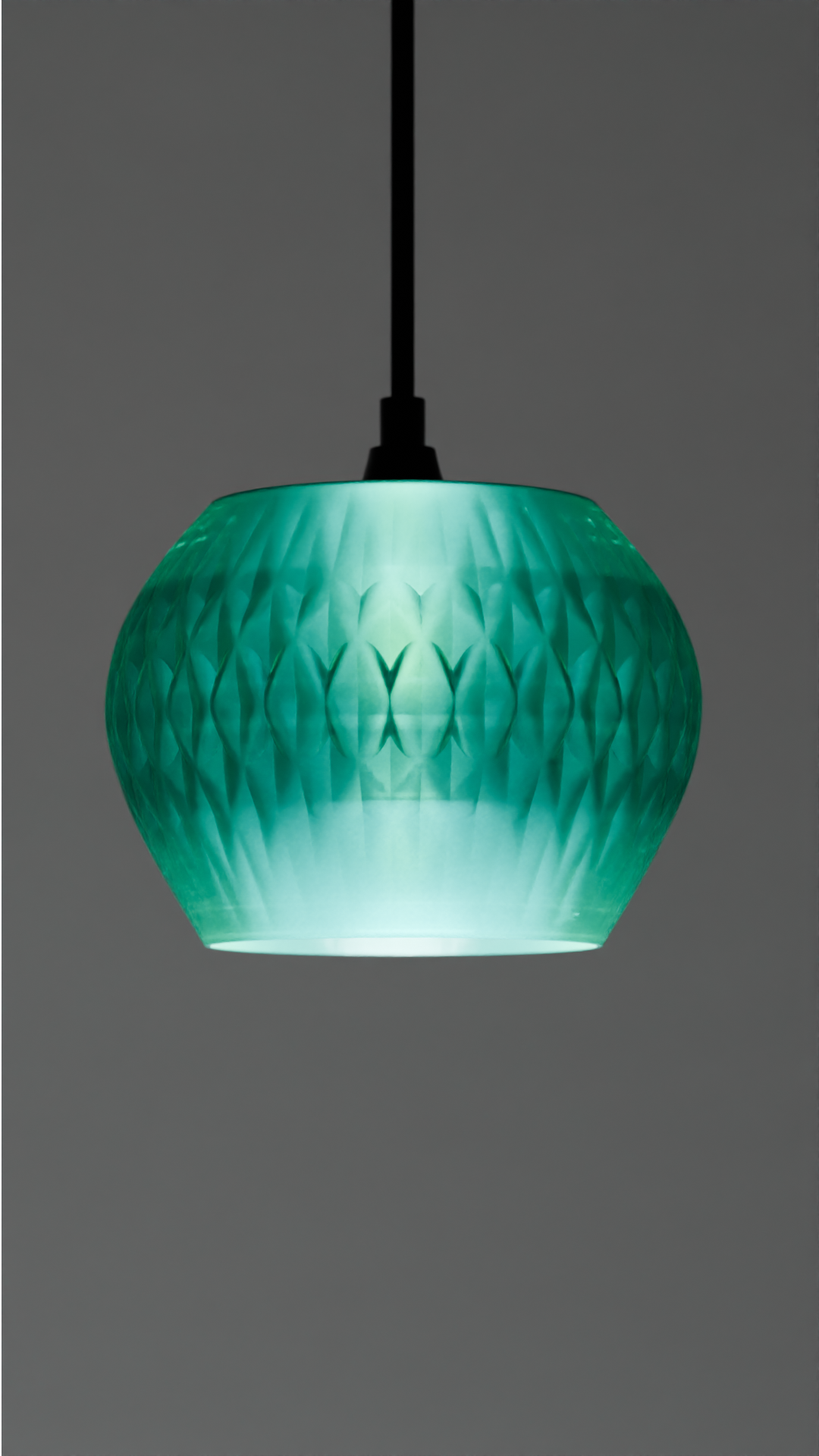 Modern Faceted Pendant Light