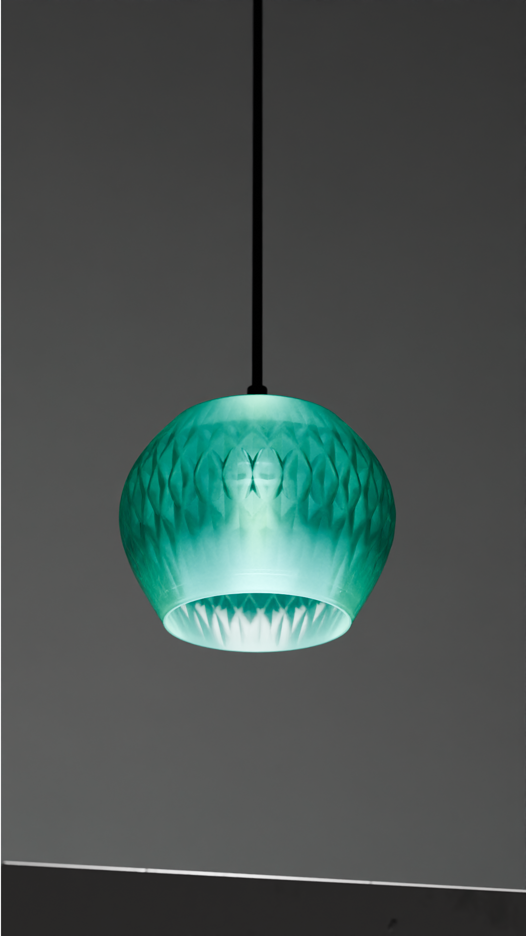 Modern Faceted Pendant Light