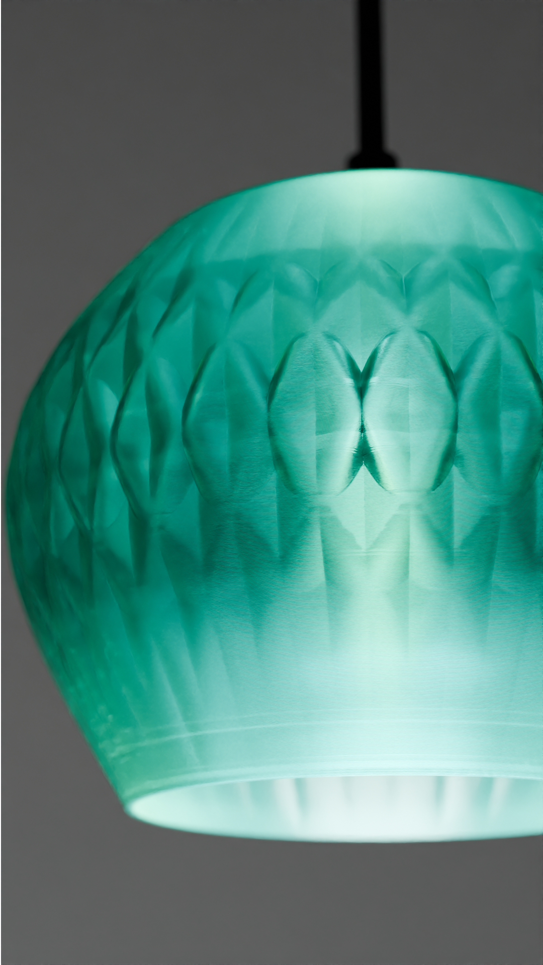 Modern Faceted Pendant Light