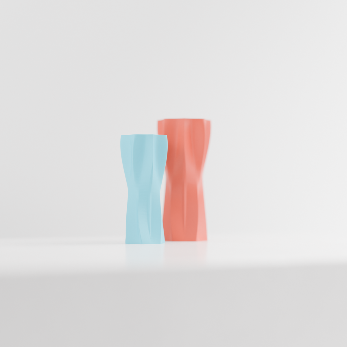 Modern Faceted Vase