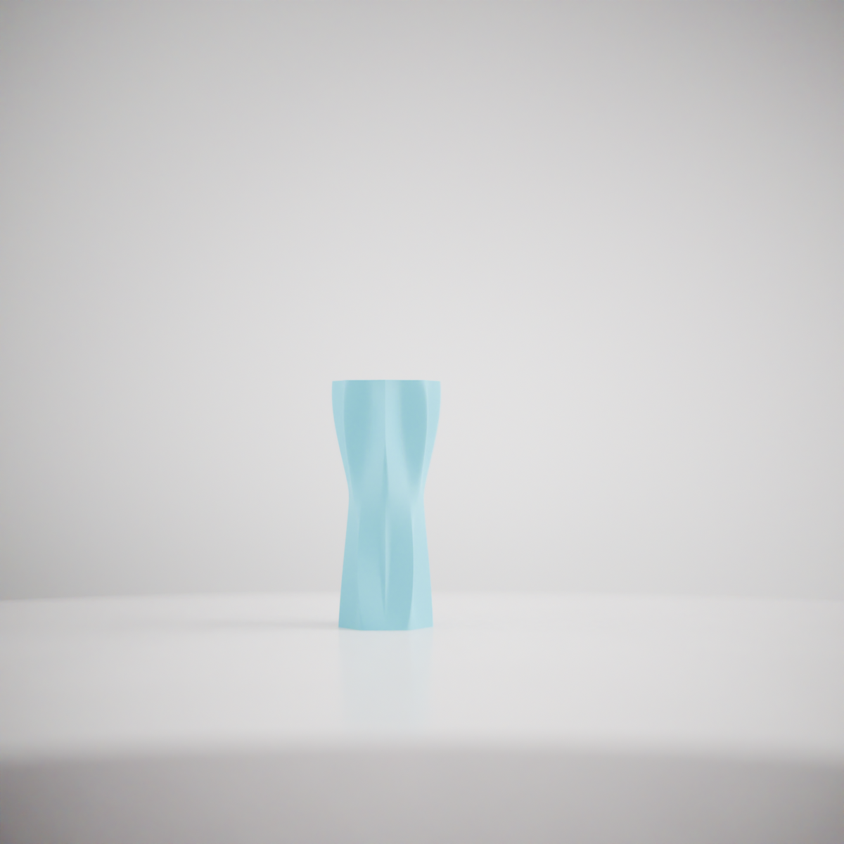 Modern Faceted Vase