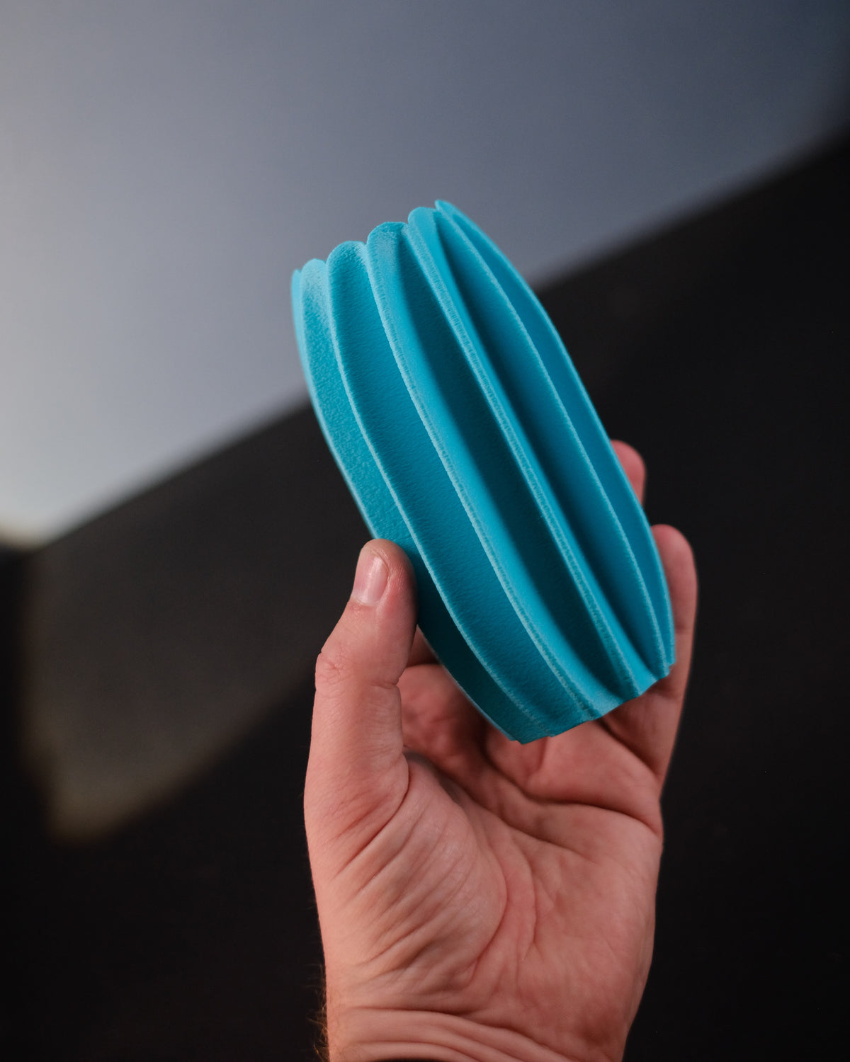 Modern Finned Vase