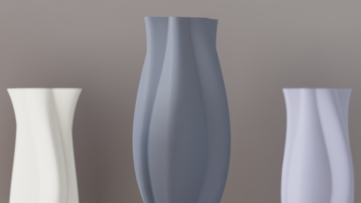Modern Flowing Vase – Large size