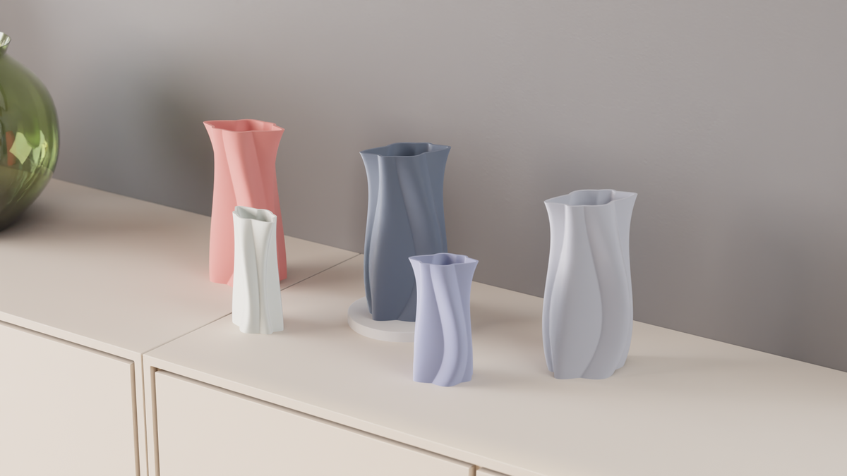 Modern Flowing Vase – Large size
