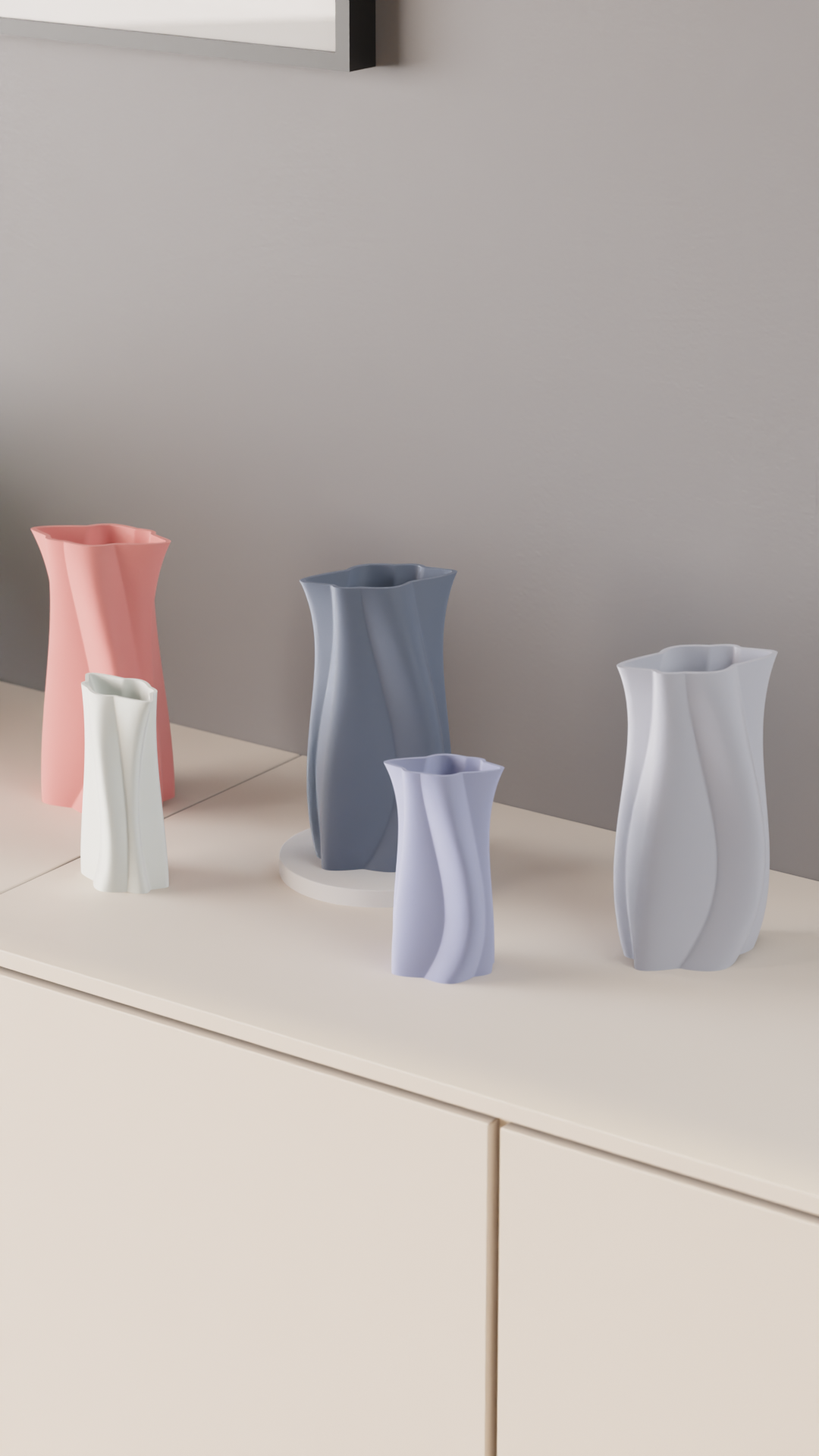 Modern Flowing Vase – Large size