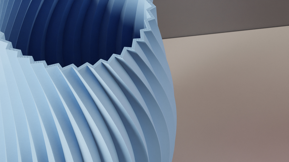 Modern Geometric Vase Spiral Vase