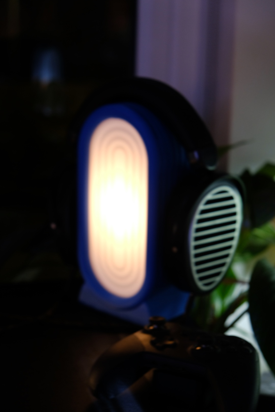 Modern Headphone Rest with Light