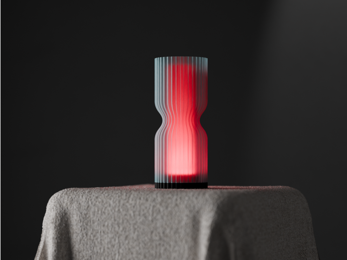 Modern Hourglass Table Lamp