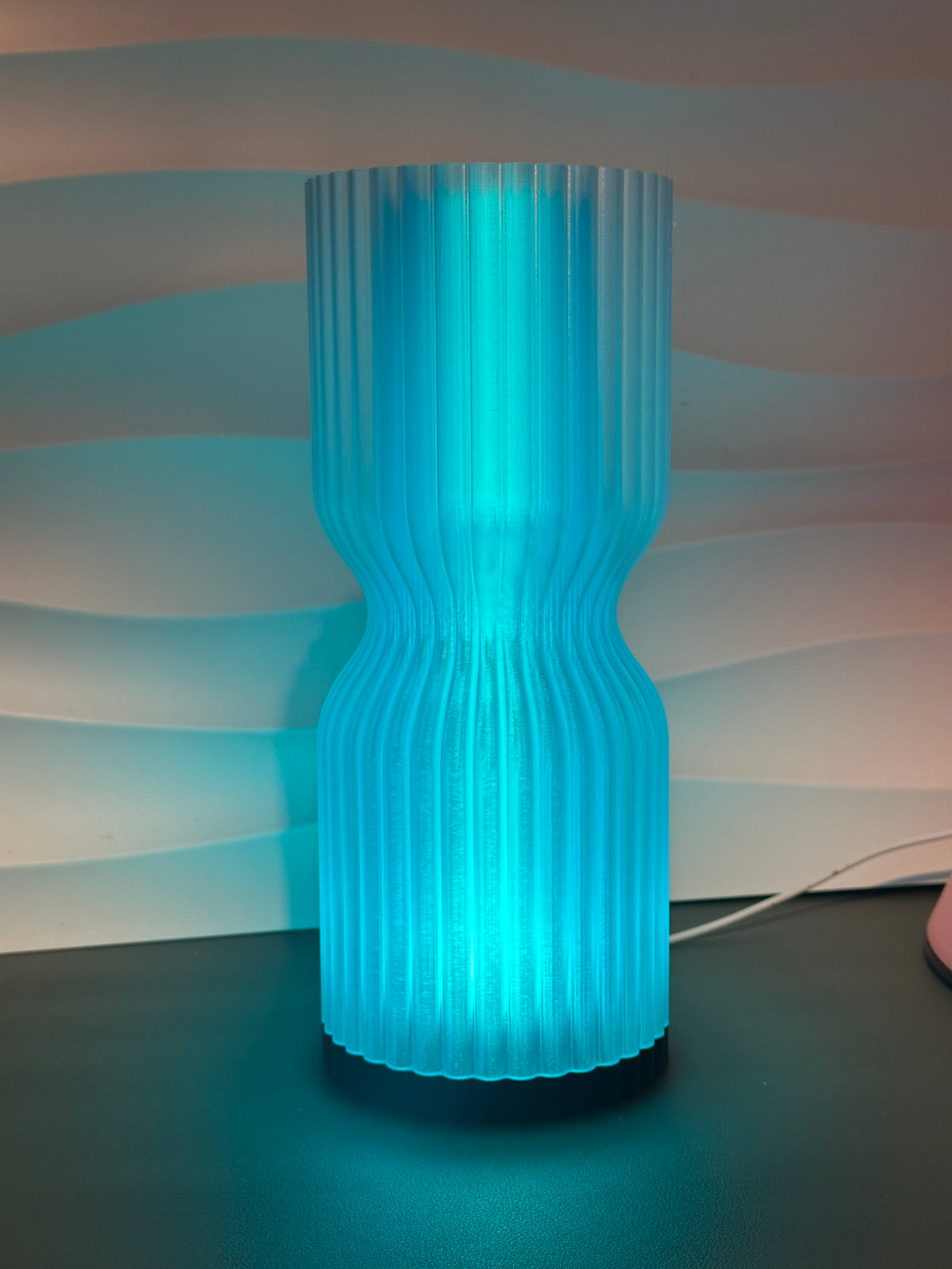 Modern Hourglass Table Lamp