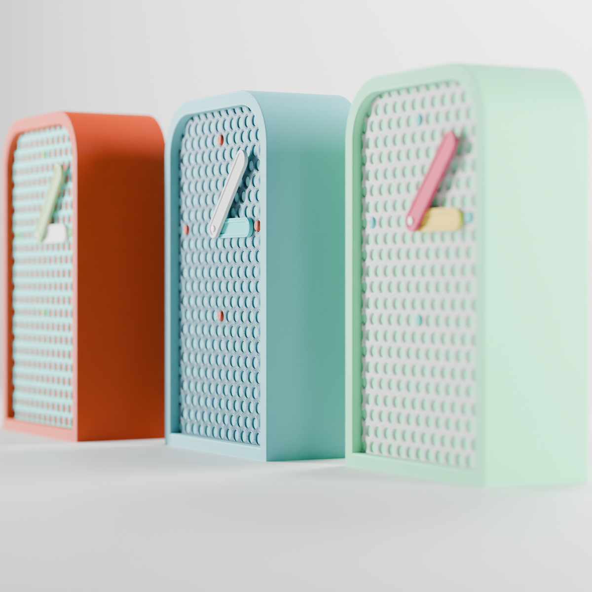 Modern Mesh Desk Clock