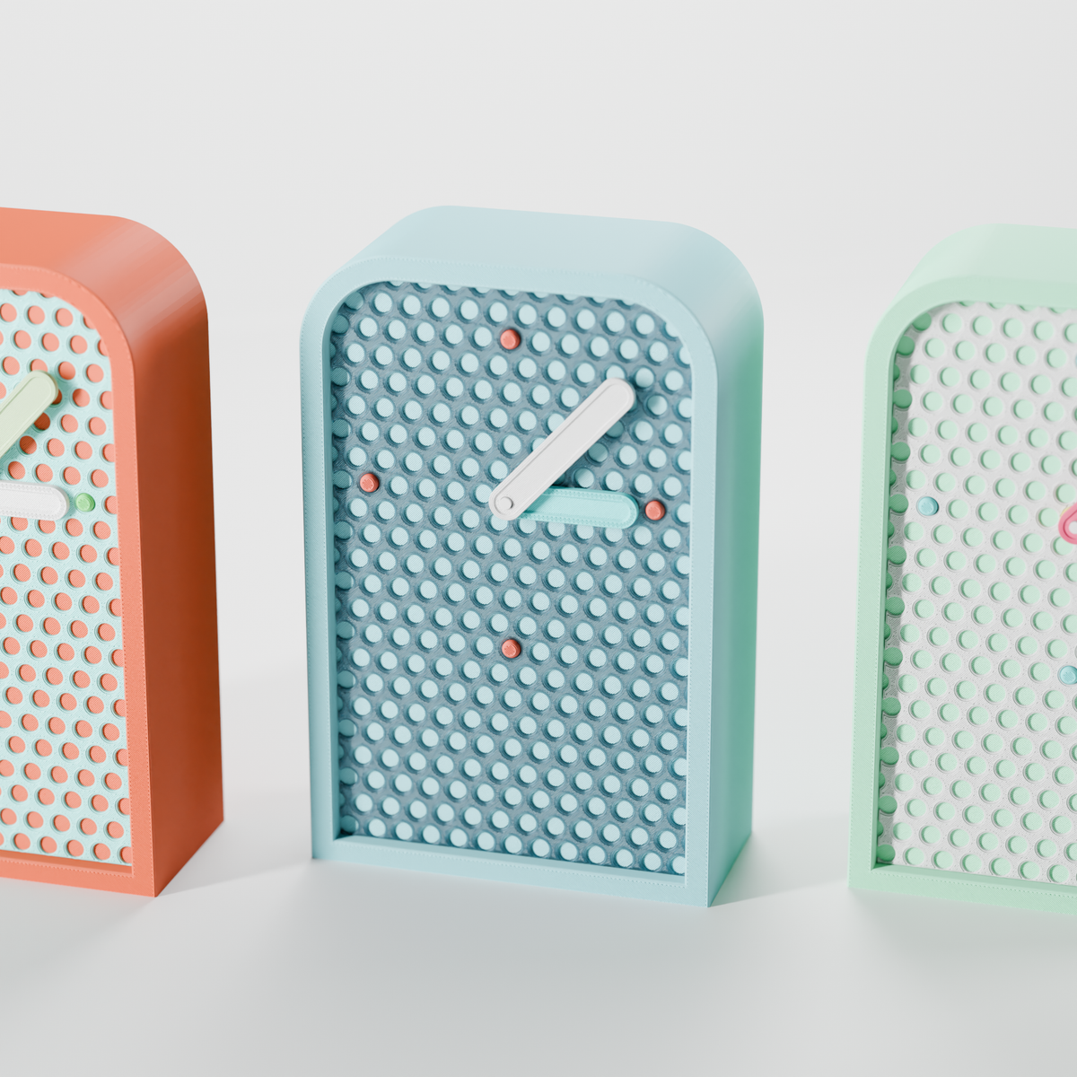 Modern Mesh Desk Clock