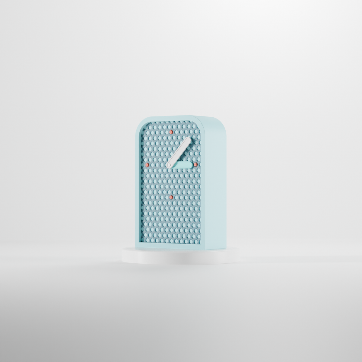 Modern Mesh Desk Clock