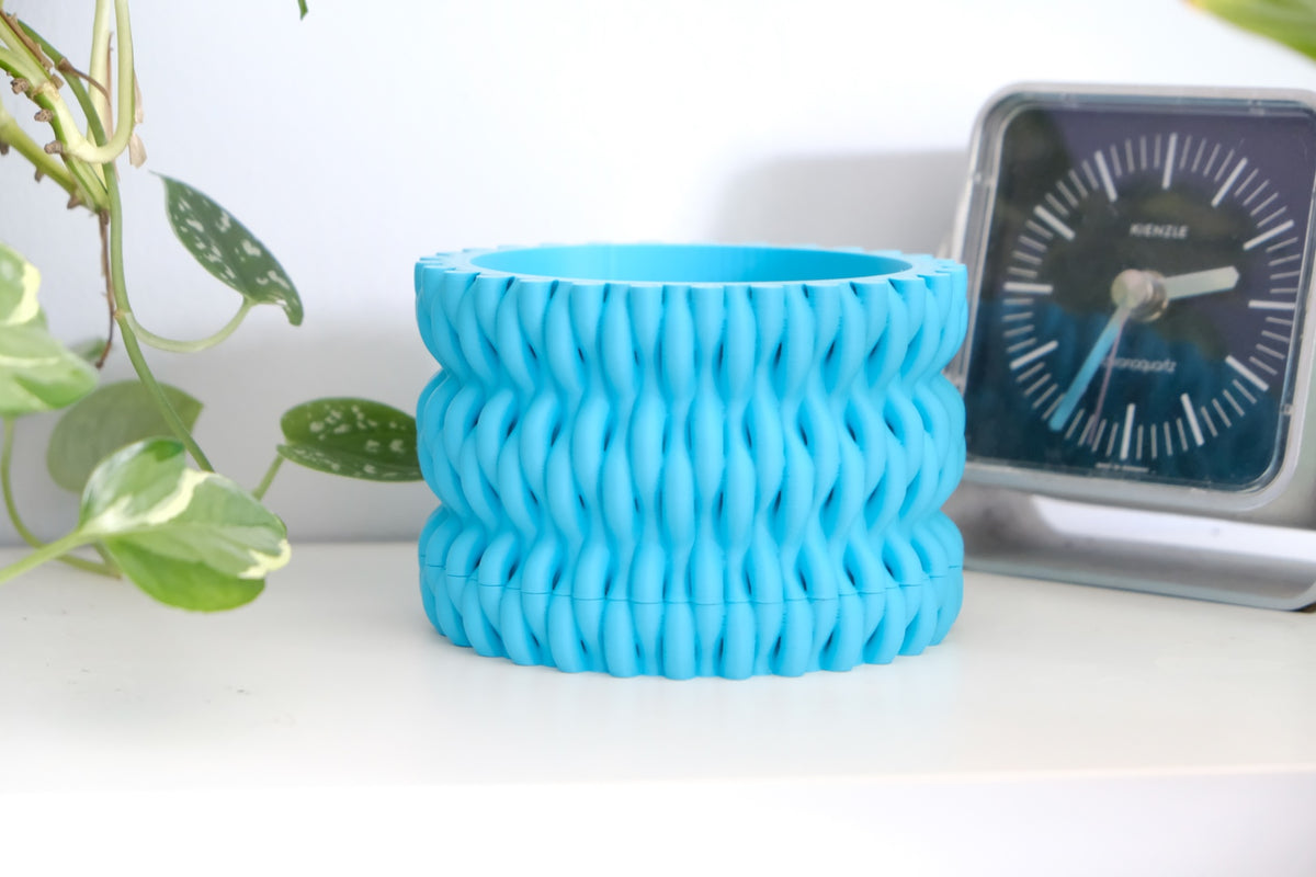 Modern Planter with Hidden Drip Tray
