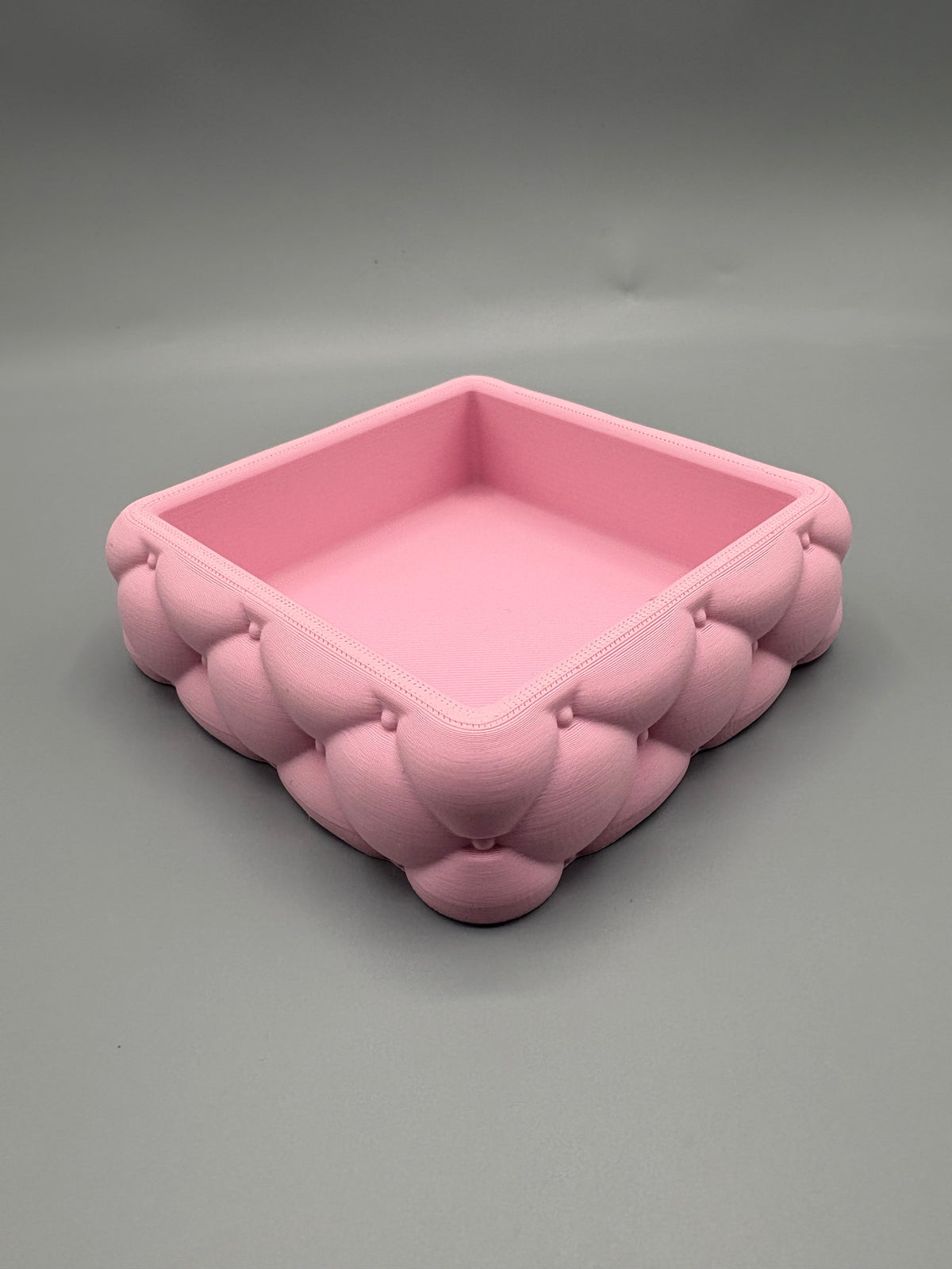 Modern Quilted Vanity Tray Bathroom Organizer