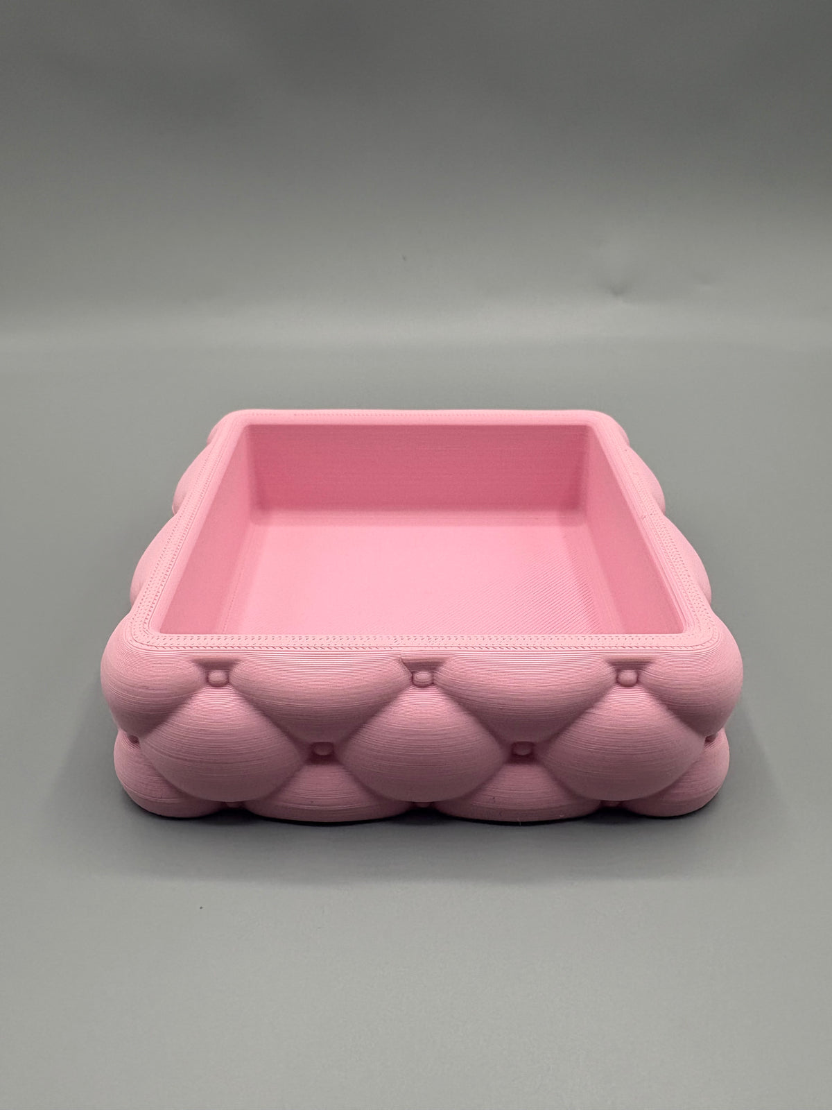 Modern Quilted Vanity Tray Bathroom Organizer