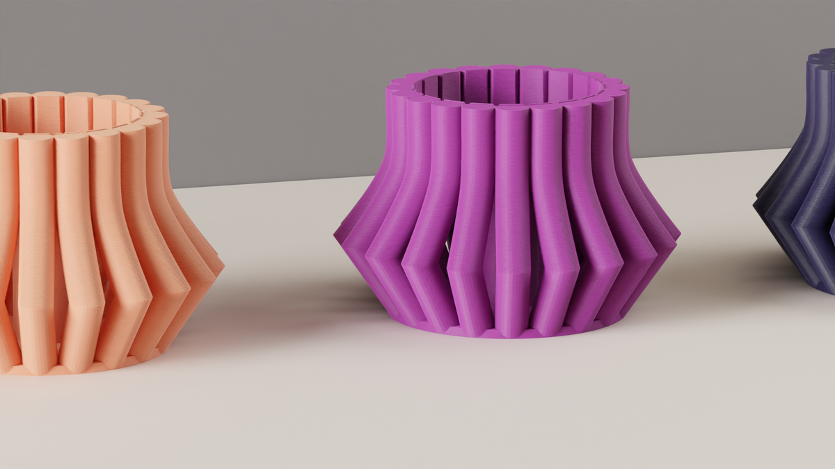 Modern Ribbed Tealight Holder