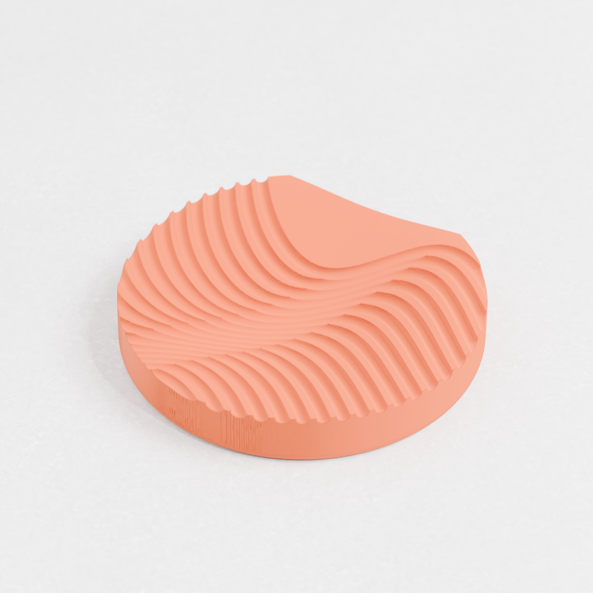 Modern Satisfying Catch All Tray with Wave Texture