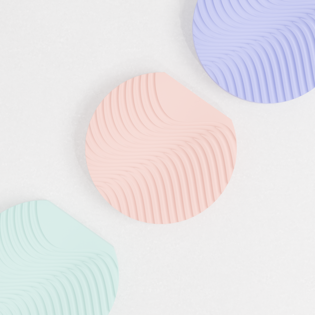 Modern Satisfying Catch All Tray with Wave Texture
