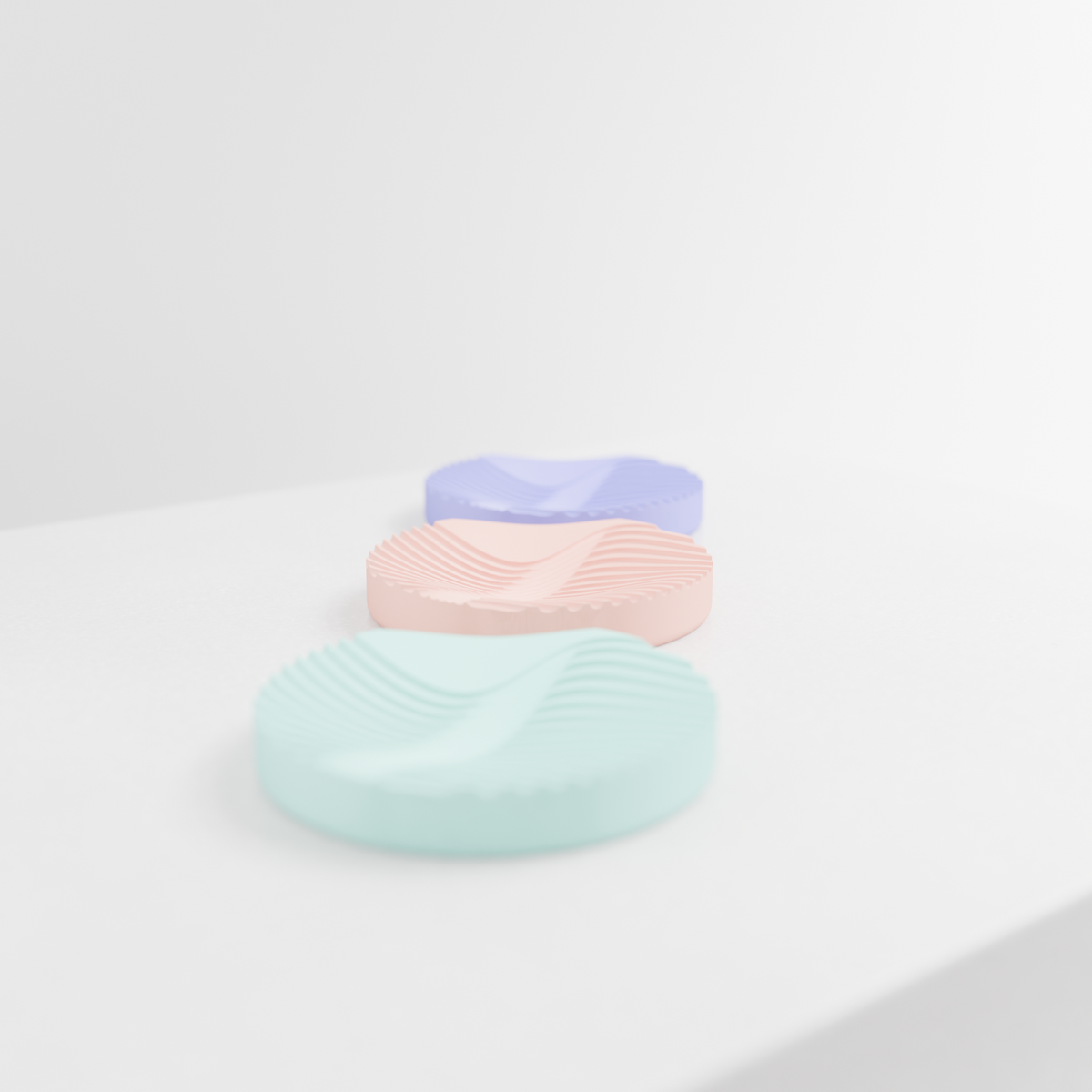 Modern Satisfying Catch All Tray with Wave Texture