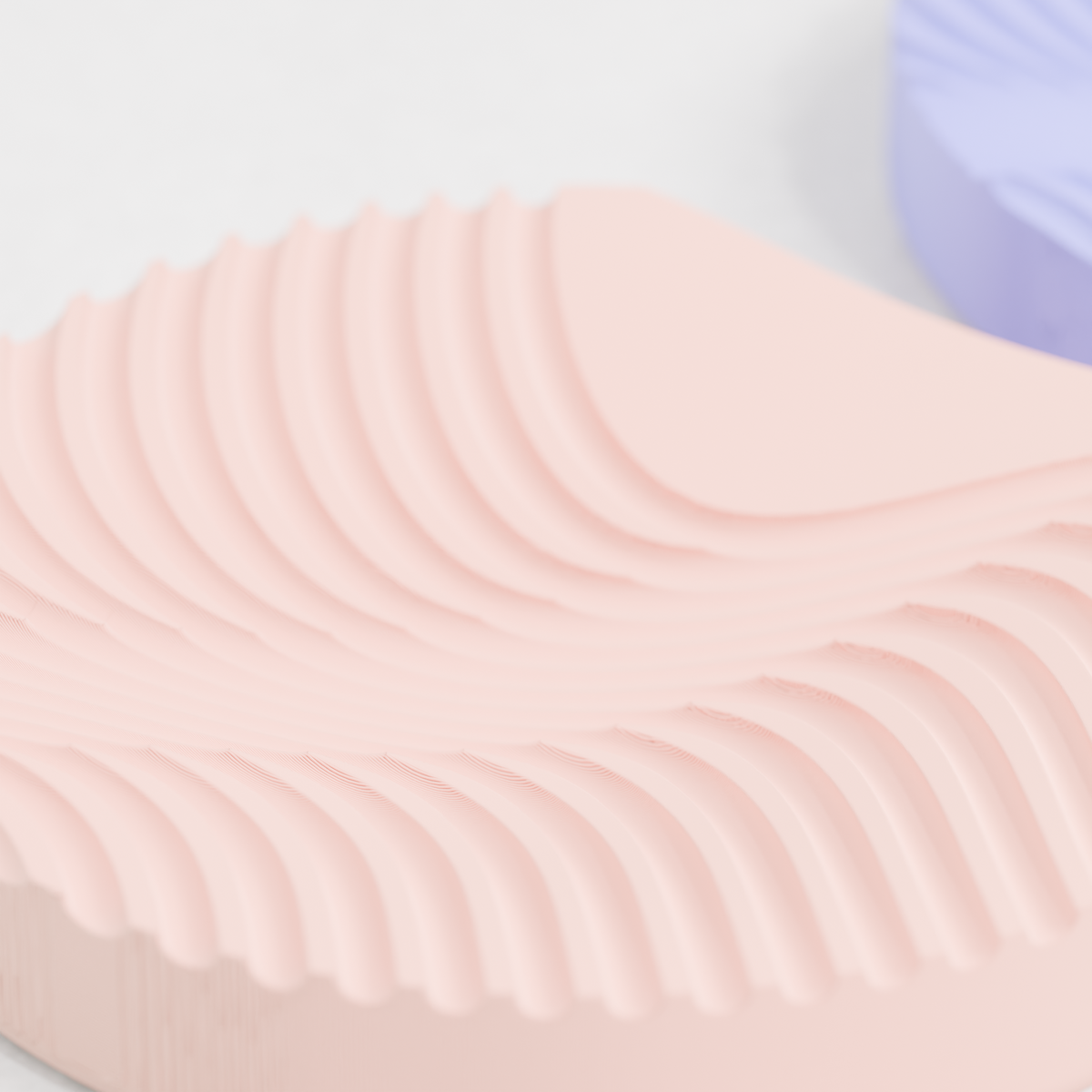 Modern Satisfying Catch All Tray with Wave Texture