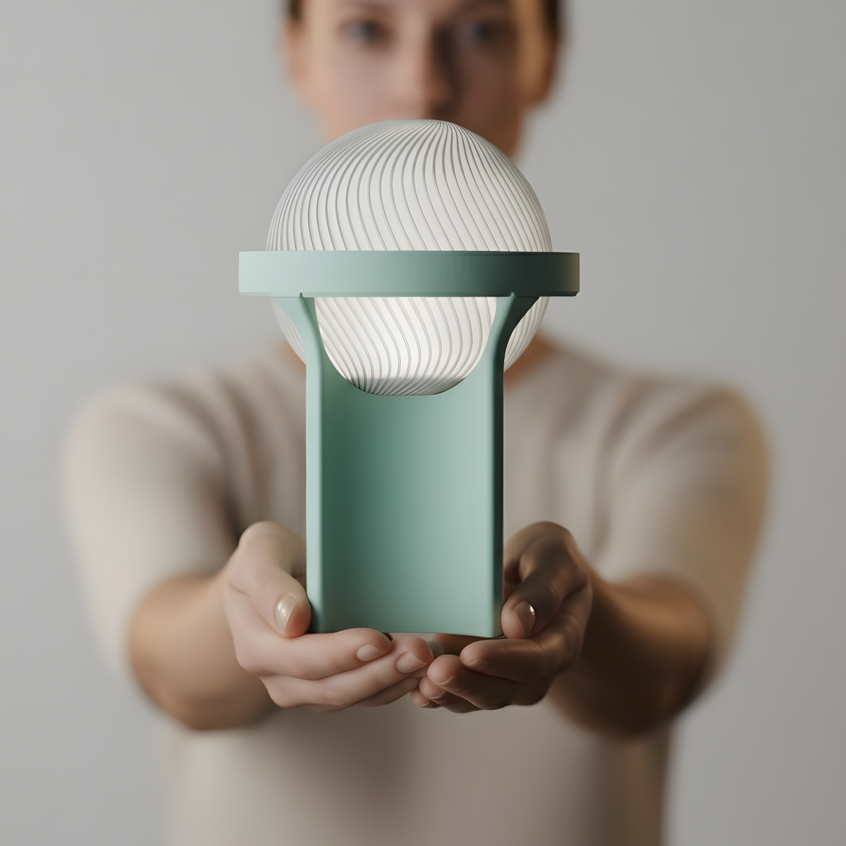 Modern Sphere Tealight Lamp