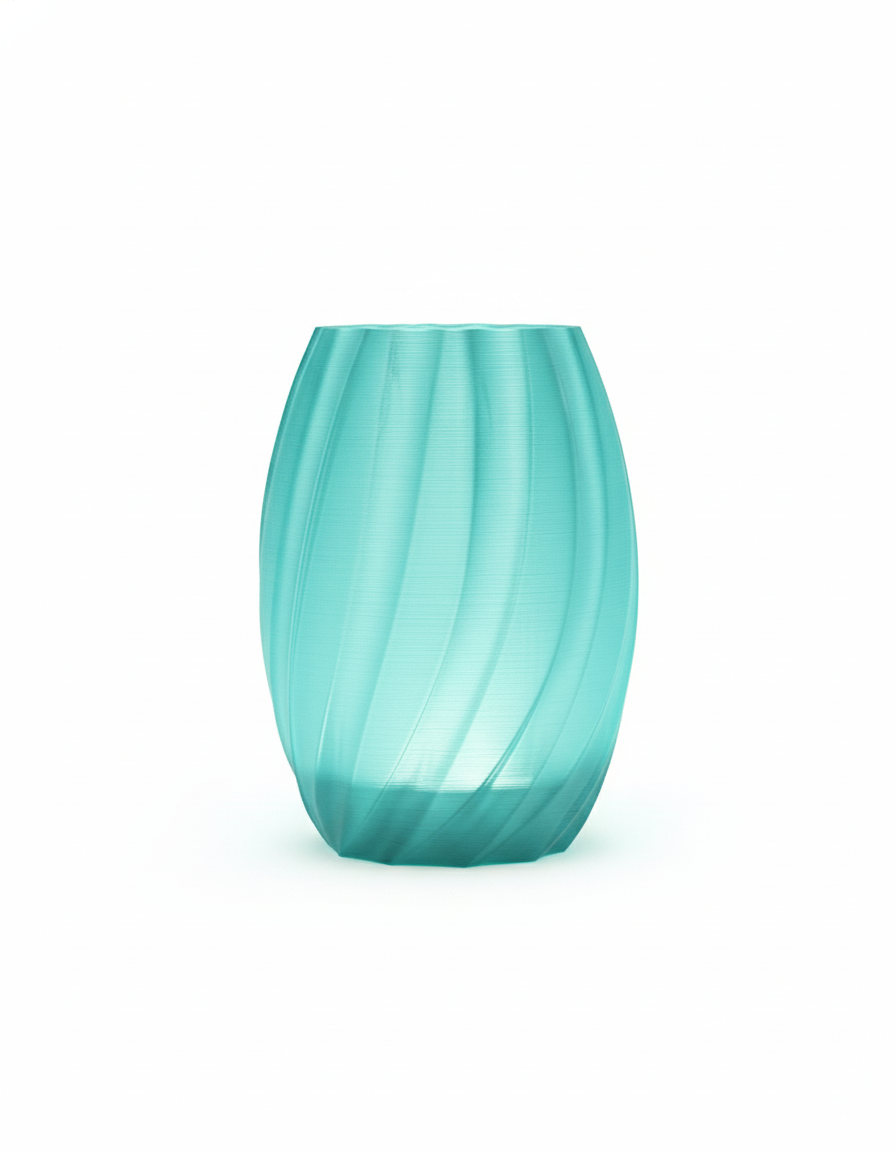 Modern Swirl Side Lamp