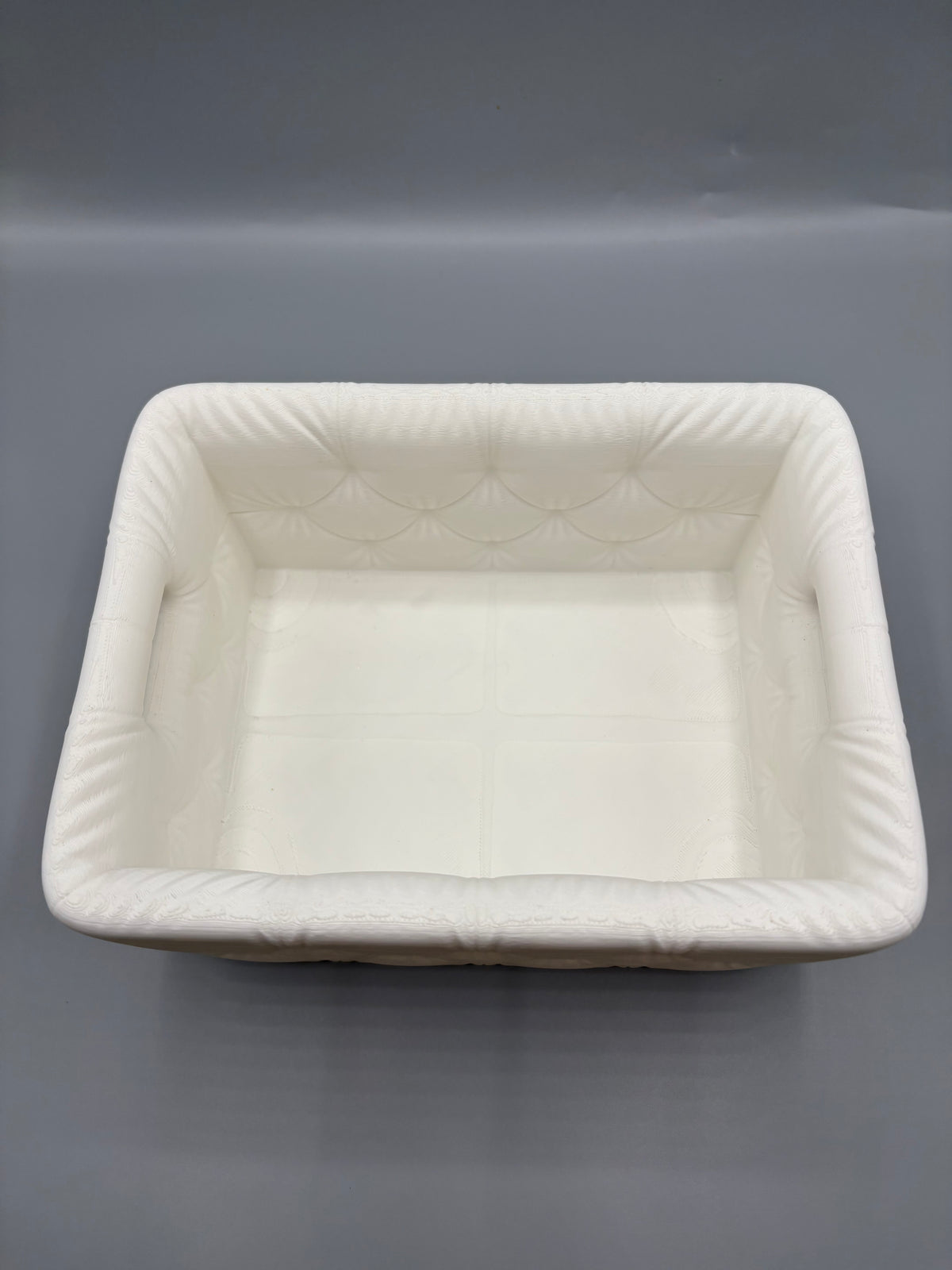 Modern Tufted Bathroom Basket Quilted Organizer