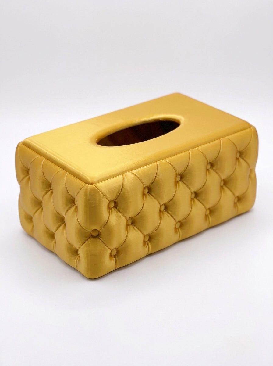 Modern Tufted Tissue Box Cover Square Rectangular