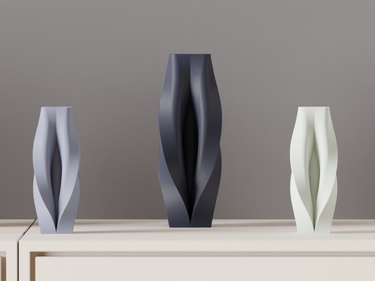 Modern Twisted Vase – Large size