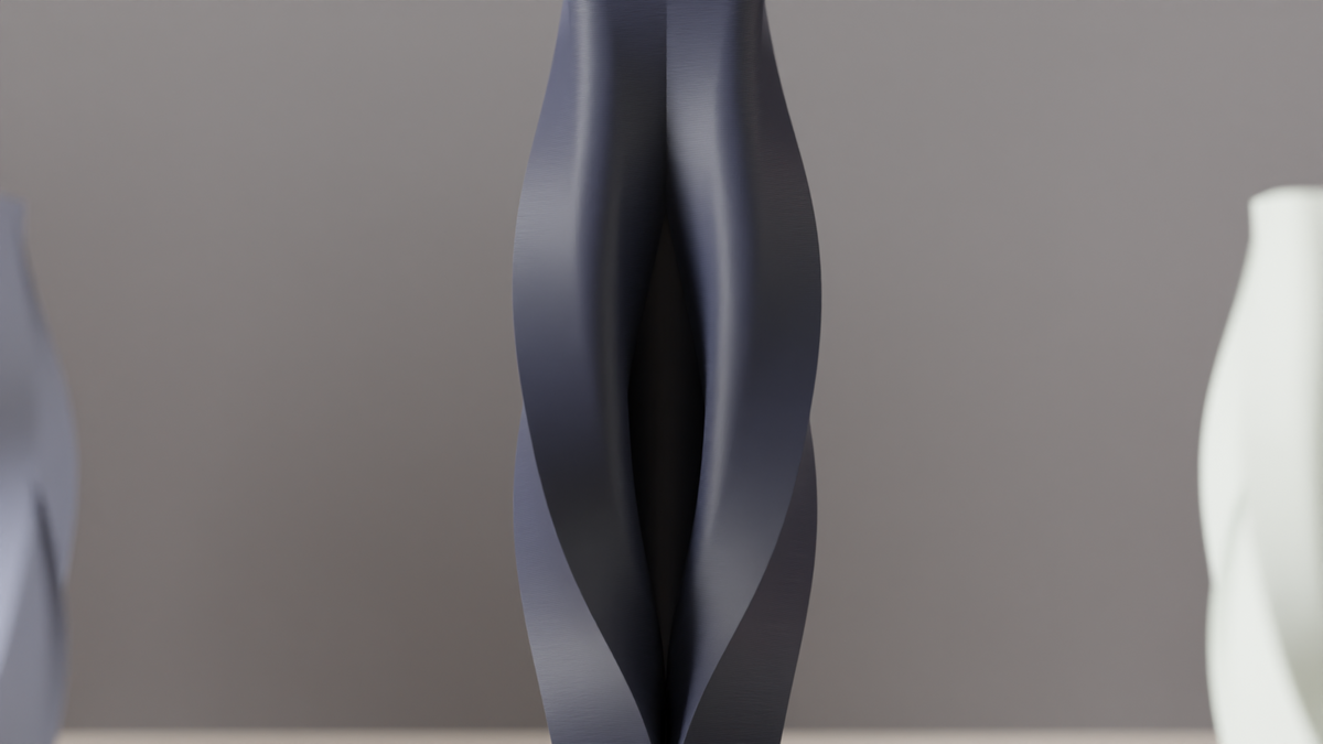 Modern Twisted Vase