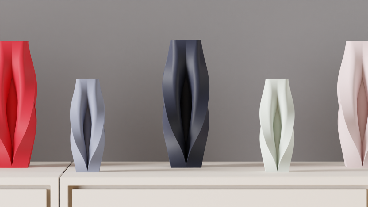 Modern Twisted Vase – Large size