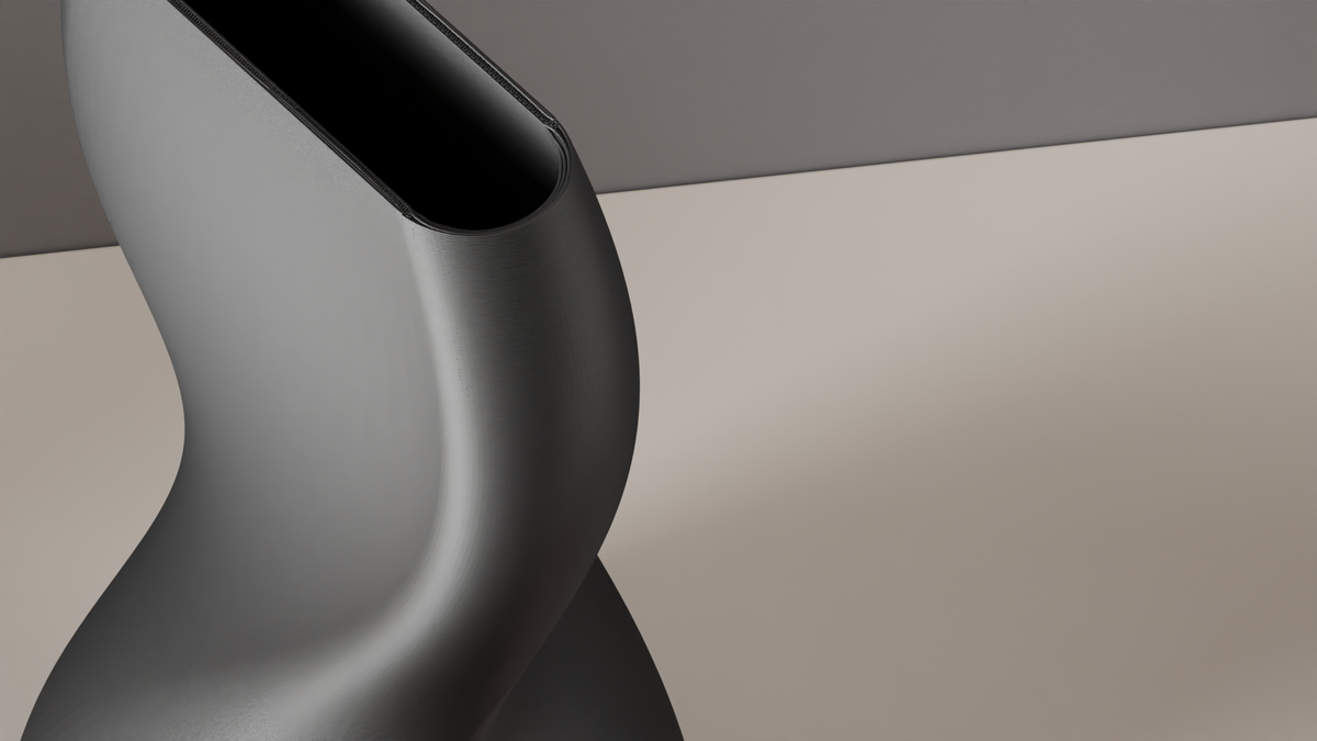 Modern Twisted Vase Elegant Hourglass Vase